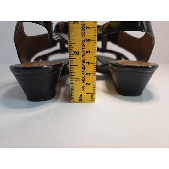 Natural Soul by Naturalizer Slingback black kitten heel Slip On sandal Sz 7.5 - Picture 7 of 7